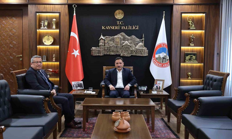 Son Gelişme: Kayseri Valisi Gökmen Çiçek, yeni atanan İl Emniyet Müdürü Ergen'i kabul etti