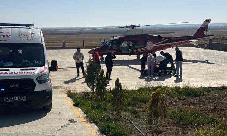 Son Gelişme: Kulu'da rahatsızlanan 70 yaşındaki kadın ambulans helikopterle Konya'ya sevk edildi - Son Dakika