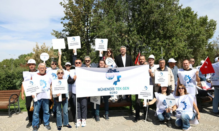 Son Gelişme: Mühendis Tek-Sen Ankara'da miting düzenledi, meslek kanunu talebi yinelendi | İşte Tüm Ayrıntılar