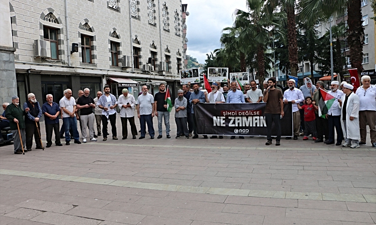 Son Gelişme: Of'ta "Gazze'yi Unutma" temalı basın açıklaması düzenlendi - Son Dakika Bilgileri