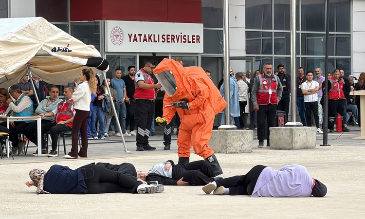 Son Gelişme: Osmaniye'de hastane tatbikatında bombalı saldırı senaryosunda 12 yaralı canlandırıldı