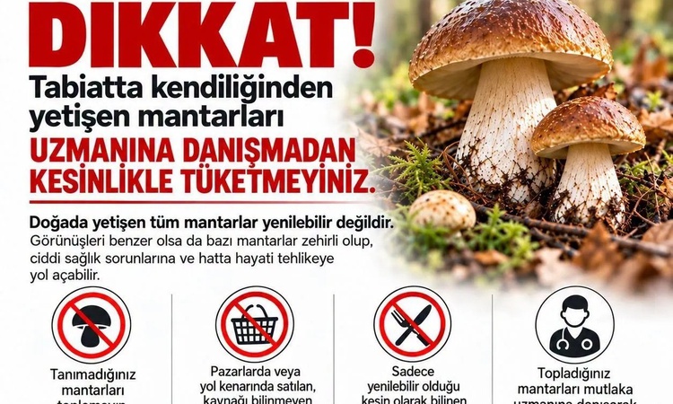 Son Gelişme: Sinop İl Tarım ve Orman Müdürlüğü doğa mantarlarındaki ölümcül riske karşı uyardı: Gelişmeler Tak