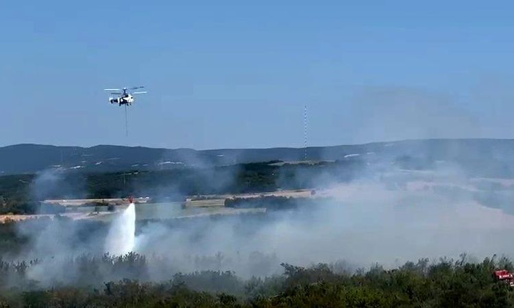 Stubble flames spread to the forest in Tekirdağ: They were restrained by air and land intervention - News