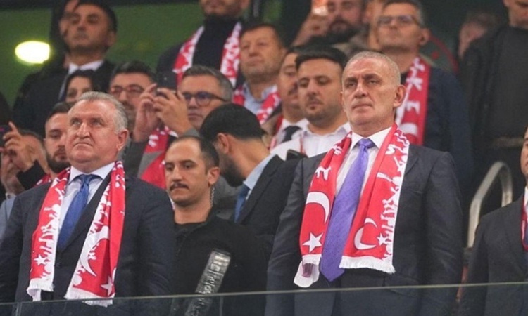 TFF Başkanı İbrahim Hacıosmanoğlu, ''istifa'' tezahüratlarına dayanamadı: Gelişmeler Takip Ediliyor