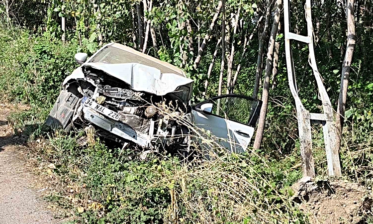 Tokat’ta otomobil elektrik direğine çarptı: 1 ölü, 1 yaralı: Gelişmeler Takip Ediliyor