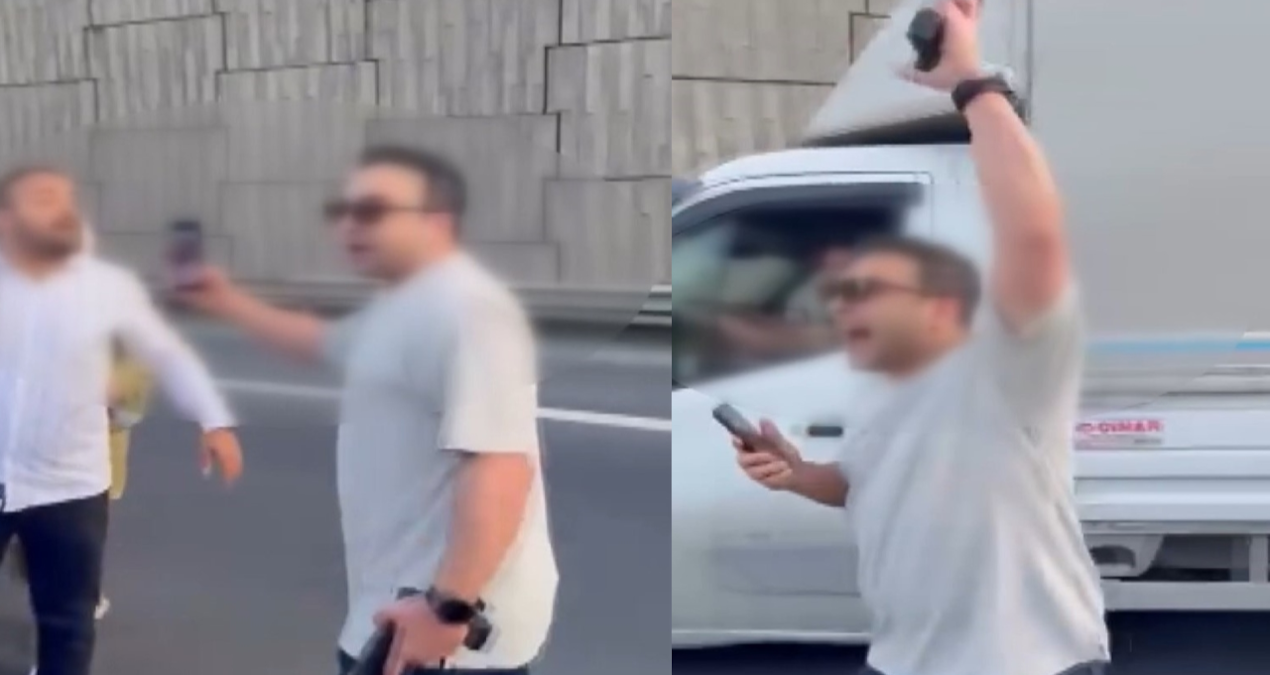 Trafikte tartıştığı aracın önünü kesen polis havaya ateş açtı! - En Son Haber