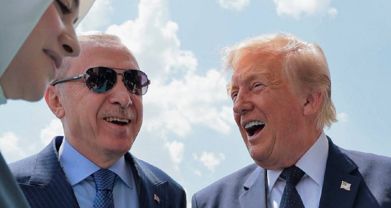 Trump and Erdoğan's first conversation was caught on camera - Last Minute News