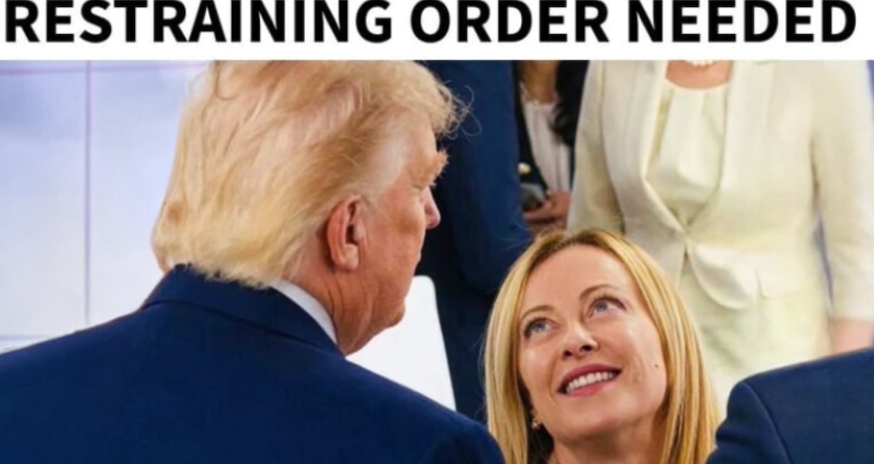 Harsh words from Trump to the Italian Prime Minister: 'A restraining order is needed' - Last Minute