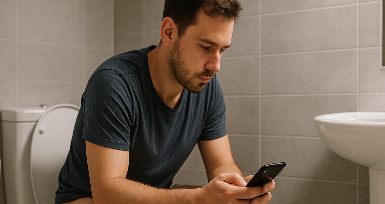 Ayrıntılar Netleşti: Tuvalette telefon kullanırken iki kez düşünün - Son Dakika - Son Dakika Bilgileri