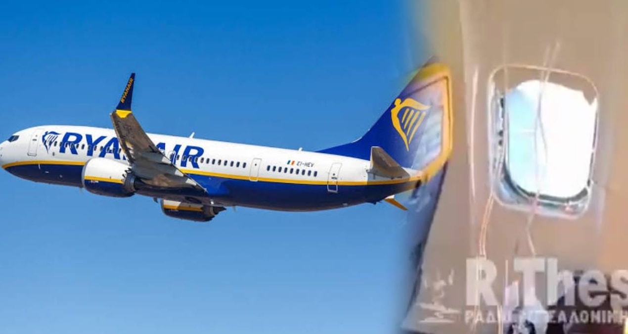 The glass of the window next to him fell while he was on the plane: Passengers saved him at the last minute - Last Minute