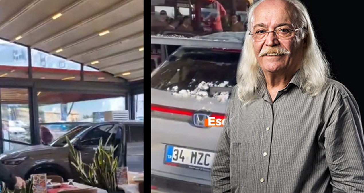 Kritik Açıklama: Ünlü sanatçı Cahit Berkay aracıyla restorana daldı - Haberleri ve Merak Edilenler