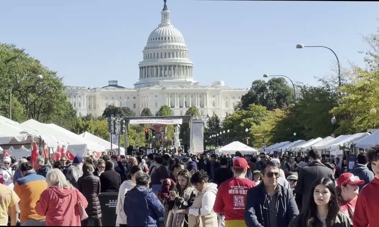 Washington'daki Türk Festivali'ne on binlerce kişi ve Azerbaycanlılar ilgi gösterdi