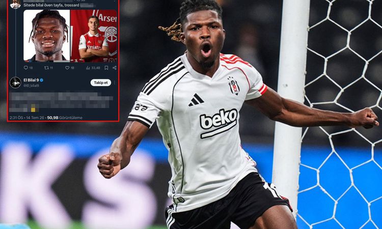 Gündemden Son Bilgiler: Yapılan paylaşım sonrası çılgına dönen El Bilal Toure'den Beşiktaş taraftarına hakaret