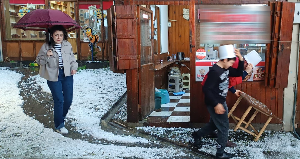 Gündemden Son Bilgiler: Yazı beklerken kent doluya teslim oldu - Haberleri: Gelişmeler Takip Ediliyor
