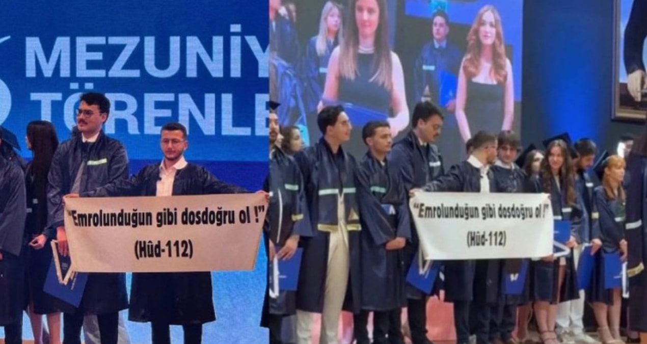 New images emerged in the 'banner with verses' debate in Yeditepe - Last Minute