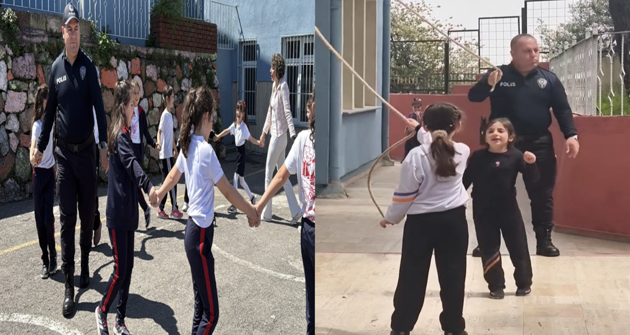 Gündemden Son Bilgiler: Zonguldak’ta okulda görevli polis, çocuklarla ip atladı - Son Dakika ve Merak Edilenle